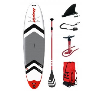 Надувная Sup доска 2021 Isup Rapid Fun White 10'8" X 31" X 6" с веслом